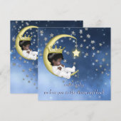 Ethische baby shower kaart (Voorkant / Achterkant)