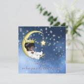 Ethische baby shower kaart (Staand voorkant)