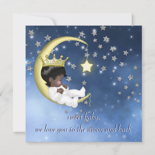 Ethische baby shower kaart (Voorkant)