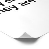 Ethische behandeling van Pistolen Zwart-wit Poster (Hoek)