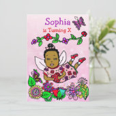 Ethische Fee Verjaardag Kaart (Staand voorkant)