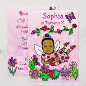 Ethische Fee Verjaardag Kaart (Voorkant / Achterkant)