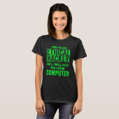 Ethische Hacker Computer Cybersecurity IT Pen Test T-shirt (Voorkant volledig)
