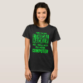 Ethische hacker Computer Cybersecurity IT Pen Test T-shirt (Voorkant volledig)