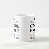 Ethische Hacker Cybersecurity - Beveiligingscitate Koffiemok (Center)