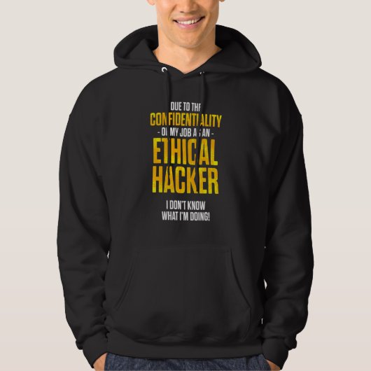 Ethische hacker Cybersecurity it Pen Tester 21 Hoodie (Voorkant)