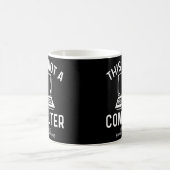 Ethische hacking is mijn vrouw online beveiliging koffiemok (Center)