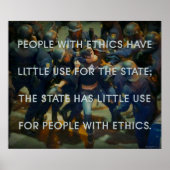 Ethische mensen poster (Voorkant)