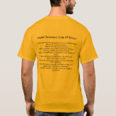 "Ethische metaaldetectoren" T-shirt (Achterkant)
