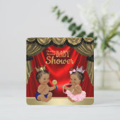 Ethische prinses prins geslacht onthulling douche kaart (Staand voorkant)