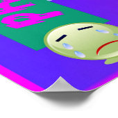 Ethische problemen Opgeloste klasloketkaart Poster (Hoek)