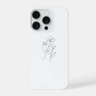: Ethische Schoonheid: Portret van een Vrouw in Eé iPhone 15 Pro Case