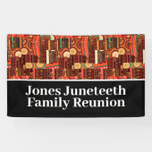 Ethnic Afrocentric Kente Tribal Pattern Luggage Spandoek (Horizontaal)