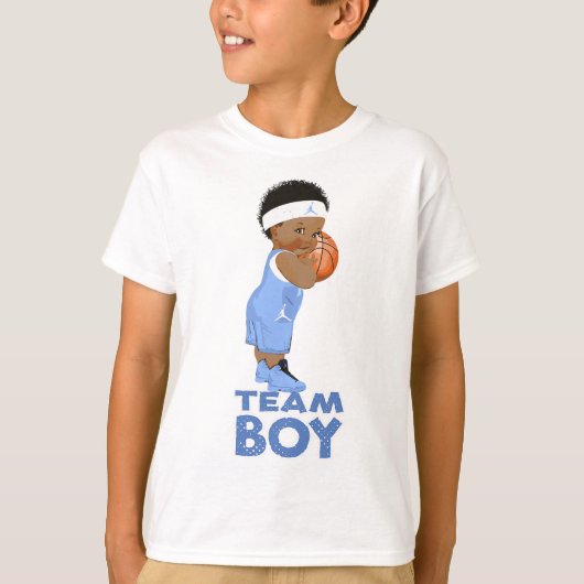Ethnic Basketball Team Boy Baby T-shirt (Voorkant)
