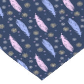 Ethnic Boho Feathers Korte Tafelloper (Hoek)