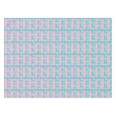 Ethnic Boho Feathers Paisley Tafelkleed (Voorkant (Horizontaal))