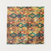 Ethnic boho grunge old pattern. Tribal art print.  Wandkleed (Voorkant (horizontaal))