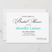 ETHNIC BRIDE-Vrijgezellenfeest | blauwgroen Kaart (Achterkant)