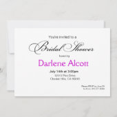 ETHNIC BRIDE-Vrijgezellenfeest | paars Kaart (Achterkant)