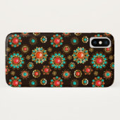 Ethnic Brooches naadloos patroonpatroon Case-Mate iPhone Case (Achterkant (horizontaal))