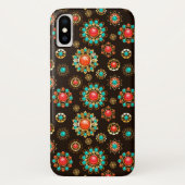 Ethnic Brooches naadloos patroonpatroon Case-Mate iPhone Case (Achterkant)