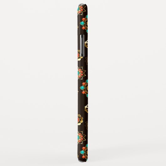 Ethnic Brooches naadloos patroonpatroon Case-Mate iPhone Case (Achterkant/rechts)