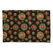 Ethnic Brooches naadloos patroonpatroon Kussensloop (Voorkant)