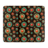 Ethnic Brooches naadloos patroonpatroon Snijplank (Voorkant)