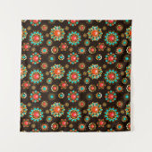 Ethnic Brooches naadloos patroonpatroon Wandkleed (Voorkant (horizontaal))