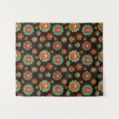 Ethnic Brooches naadloos patroonpatroon Wandkleed (Voorkant (horizontaal))