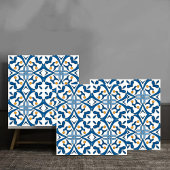 Ethnic ceramic tile in portuguese tegeltje