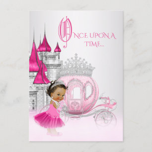 Ethnic Cinderella Princess Birthday Party Kaart