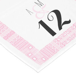 Ethnic Design Personalised Weddentable Runner 1 Lange Tafelloper