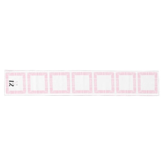 Ethnic Design Personalised Weddentable Runner 1 Lange Tafelloper (Horizontaal)