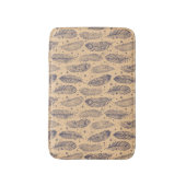 Ethnic Feather Outline Patroon Badmat (Voorkant Verticaal)