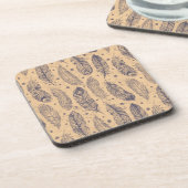 Ethnic Feather Outline Patroon Onderzetter (Linkerzijde)