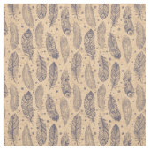 Ethnic Feather Outline Patroon Stof (Swatch)