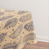 Ethnic Feather Outline Patroon Tafelkleed (Voorbeeld)