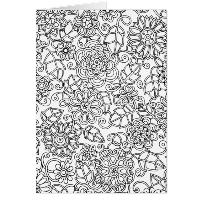 Ethnic Floral Doodle (Voorkant)