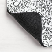 Ethnic Floral Doodle Muismat (Hoek)