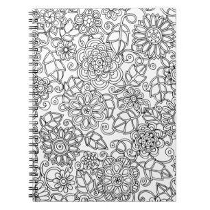 Ethnic Floral Doodle Notitieboek