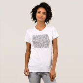 Ethnic Floral Doodle T-shirt (Voorkant volledig)