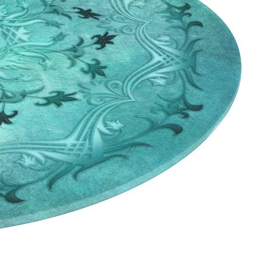 Ethnic floral mandala.Monogram Snijplank (Hoek)