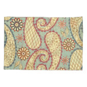 Ethnic floral, paisley vintage style. kussensloop (Achterkant)