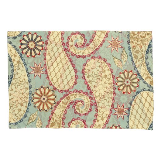 Ethnic floral, paisley vintage style. kussensloop (Voorkant)
