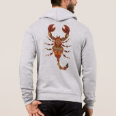 Ethnic Floral Scorpion Hoodie (Achterkant)