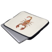 Ethnic Floral Scorpion Laptop Sleeve (Voorkant onderkant)