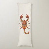 Ethnic Floral Scorpion Lichaamskussen (Voorkant Verticaal)