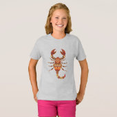 Ethnic Floral Scorpion T-shirt (Voorkant volledig)