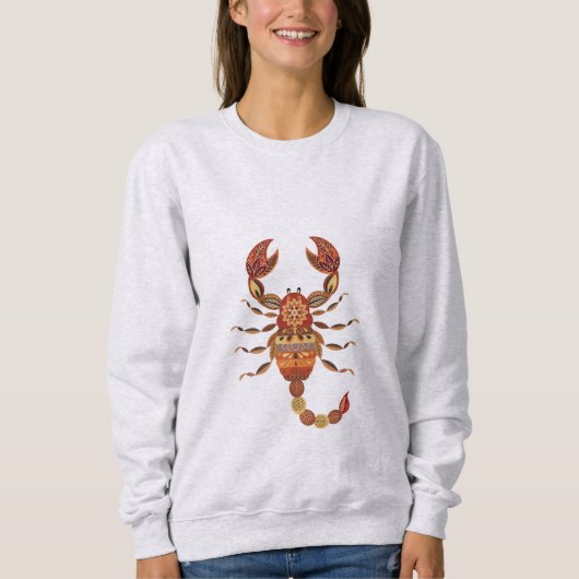 Ethnic Floral Scorpion Trui (Voorkant)